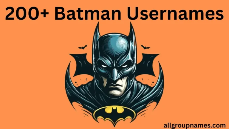 Batman Usernames