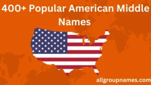 American Middle Names