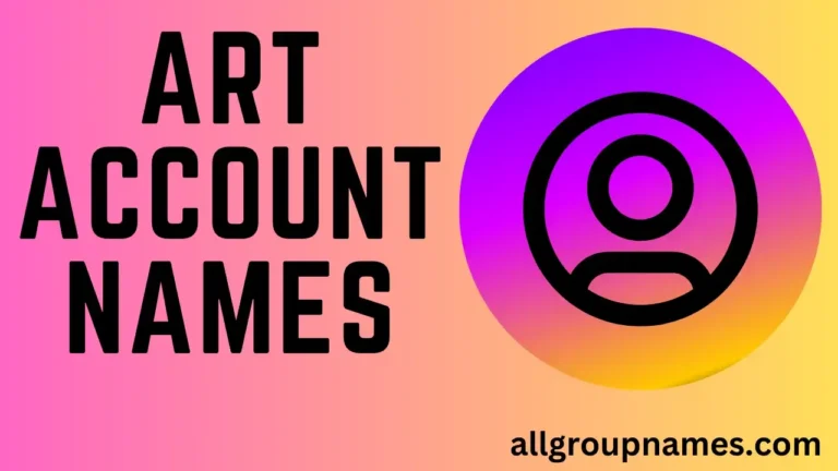 art account names