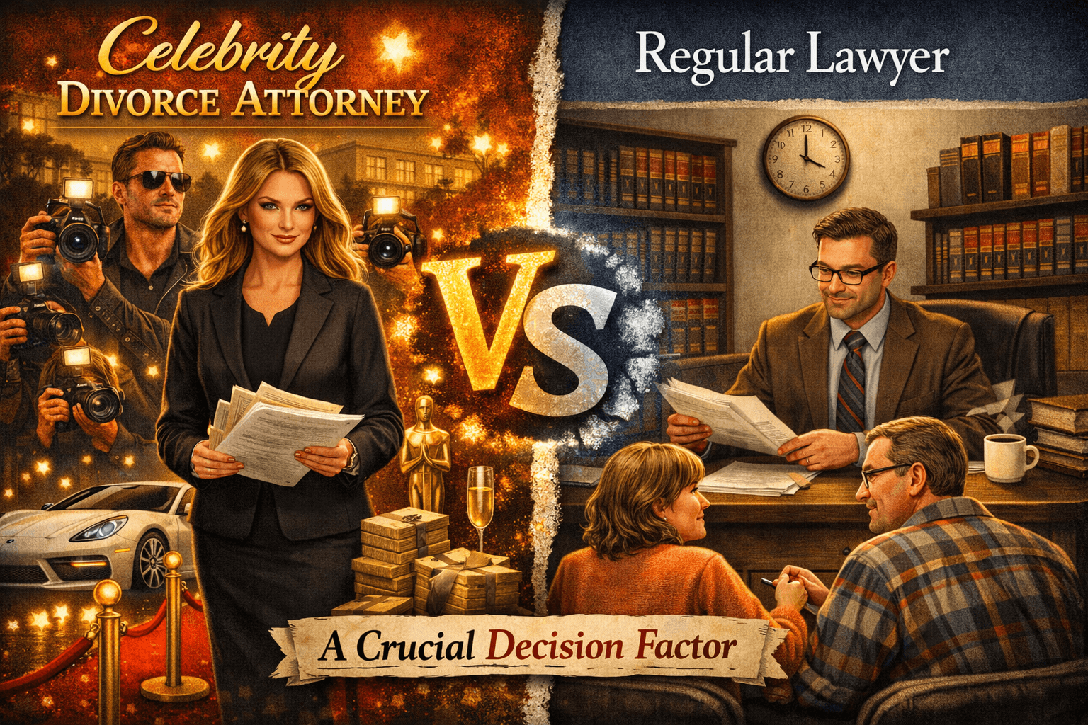 Separation Attorney Celebrity Divorce Attorney vs Regular Lawyer: A Crucial Decision Factor ...