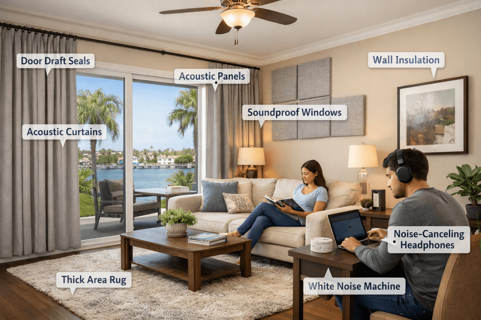 Effective Ways to Reduce Noise in Your Jupiter, Florida Home