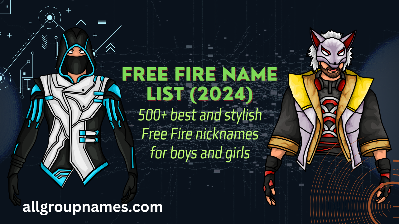 Free Fire Names