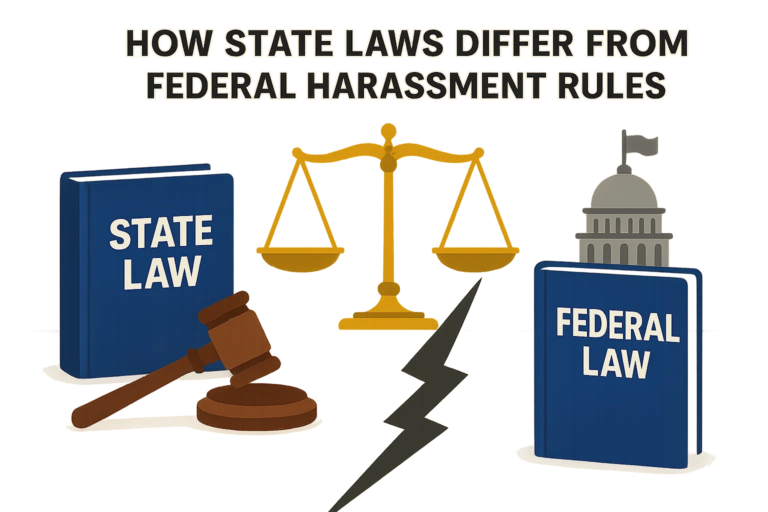 How State Laws Differ From Federal Harassment Rules