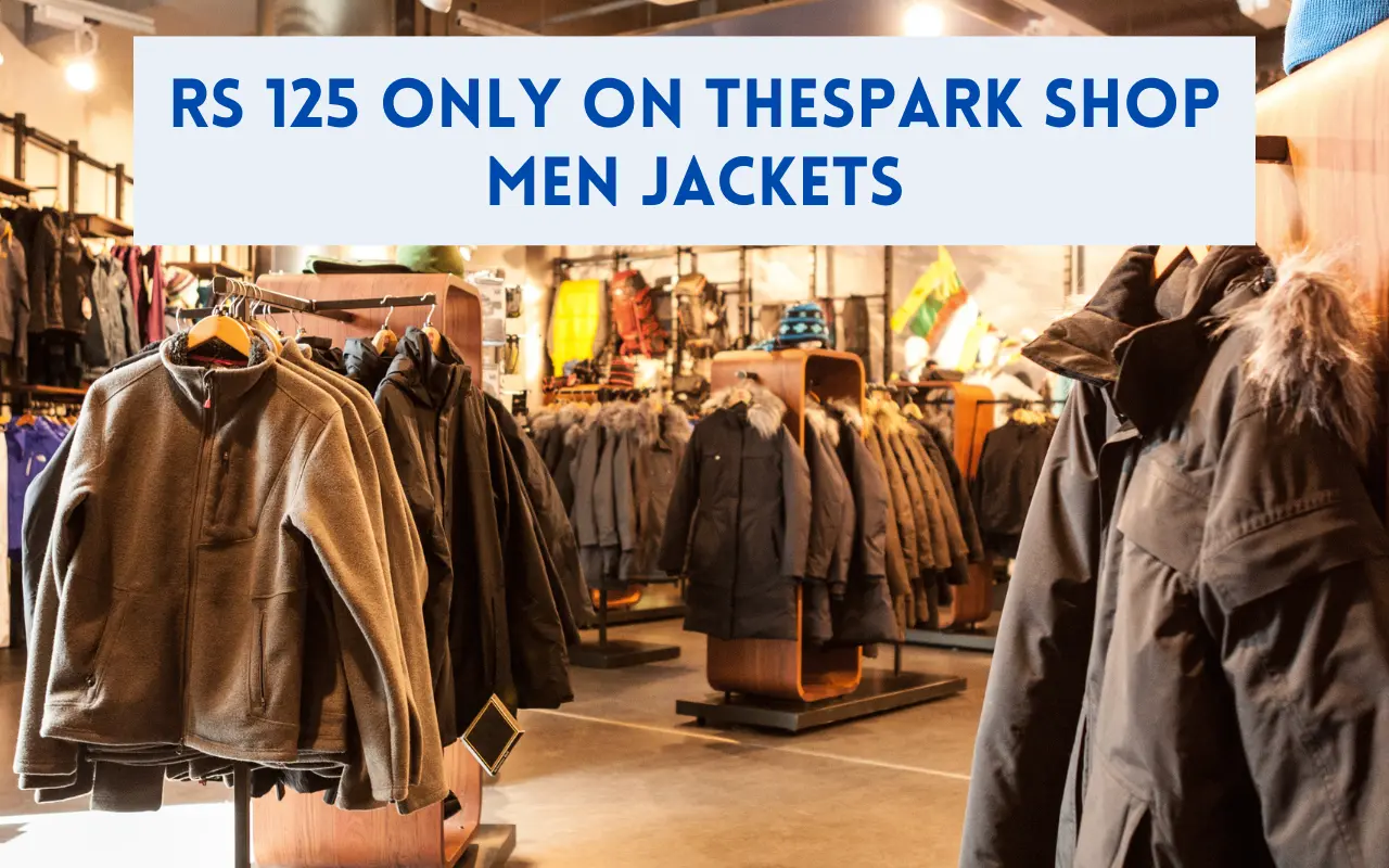 Unbelievable Rs 125 Men’s Jacket Deal at TheSpark Shop