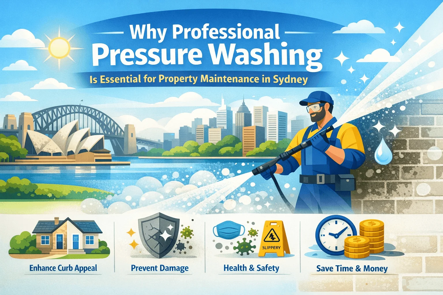 Why Professional Pressure Washing Is Essential for Property Maintenance in Sydney