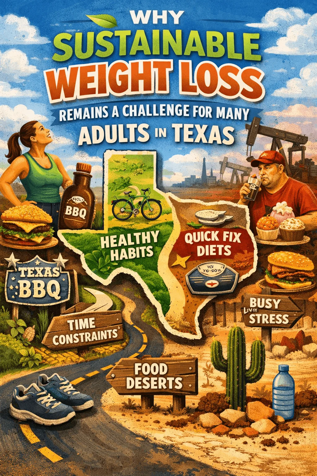 Why Sustainable Weight Loss Remains a Challenge for Many Adults in Texas