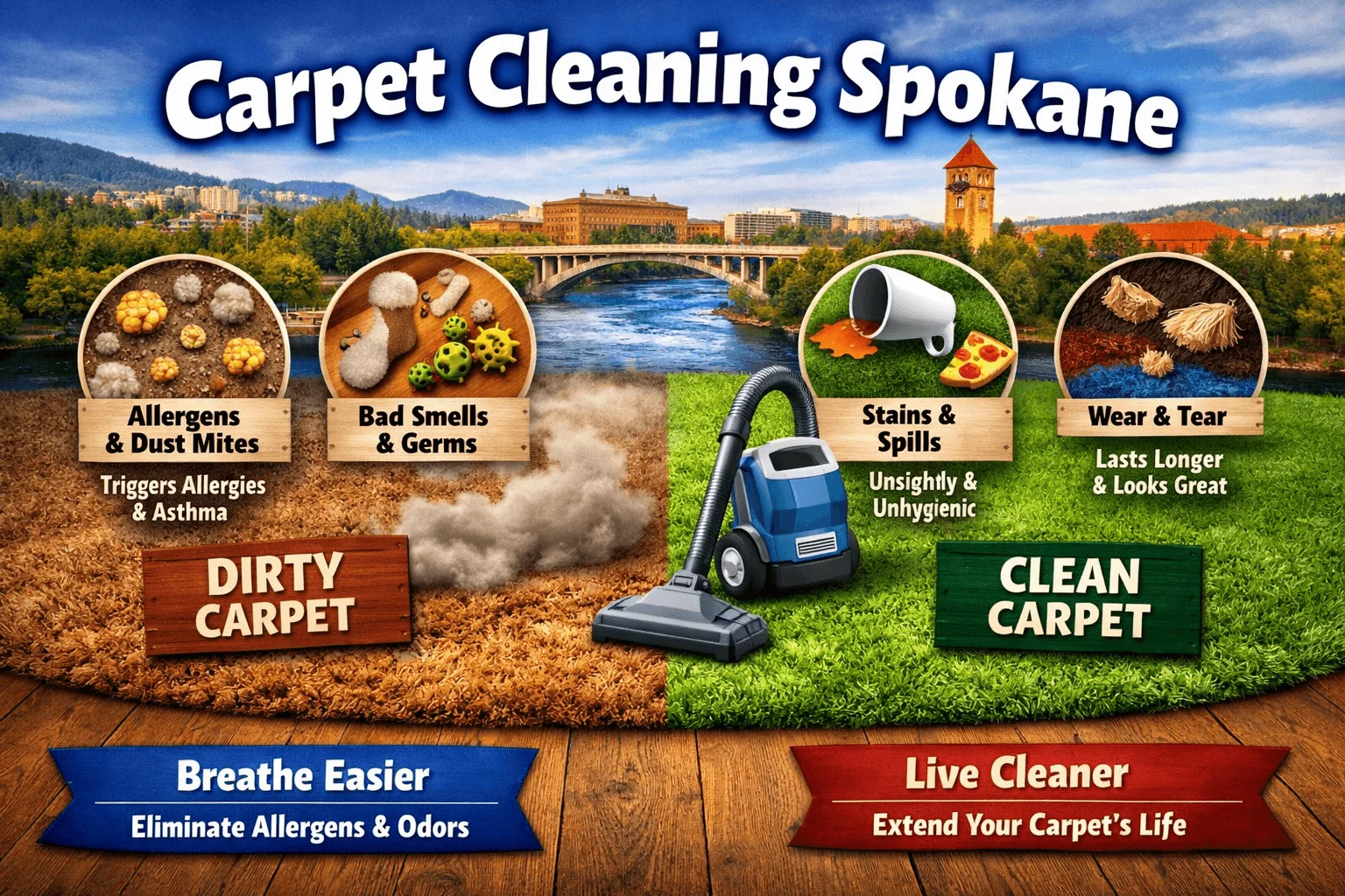 Carpet cleaning Spokane: why carpets need to be cleaned regularly